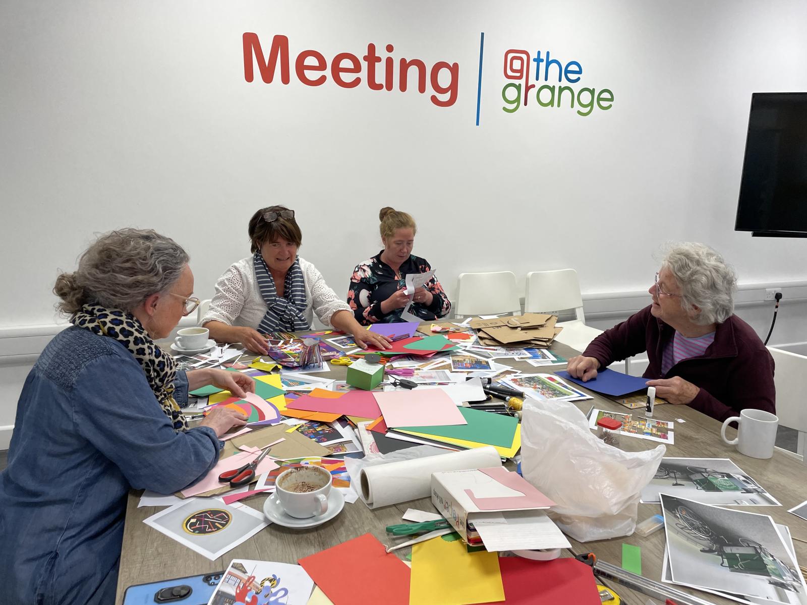 Grangetopia Co-Design workshop utilising modelmaking with the community. 