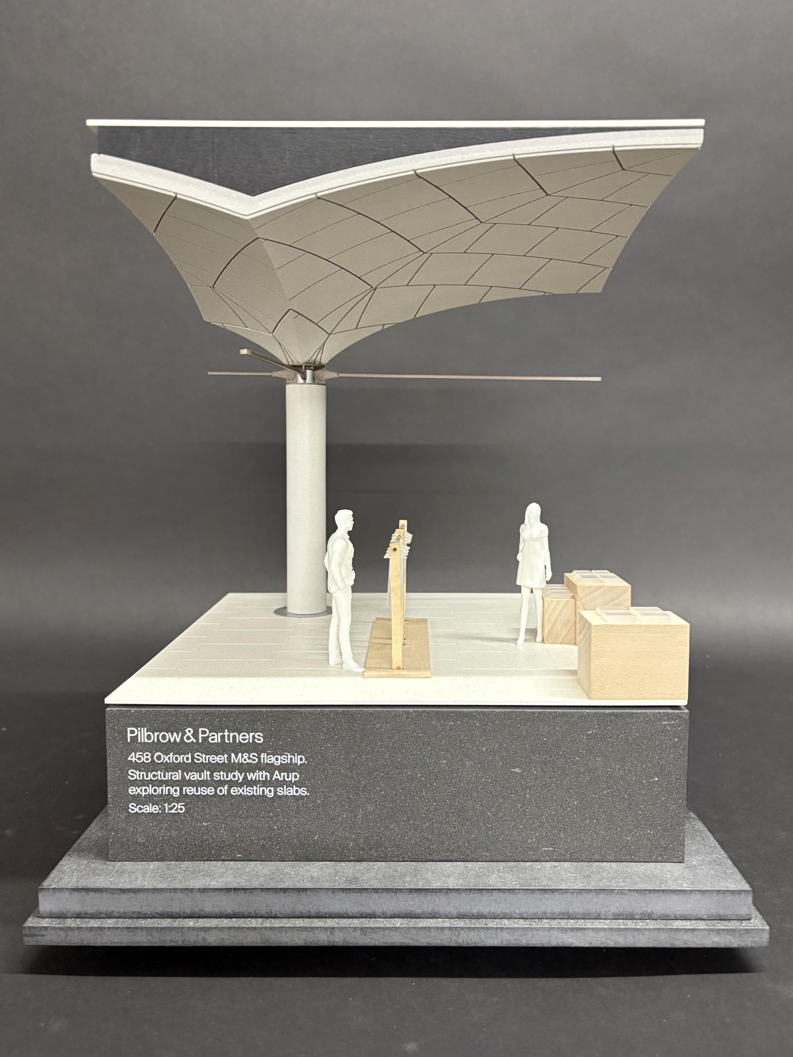 458 Oxford Street 1:50 section detail model