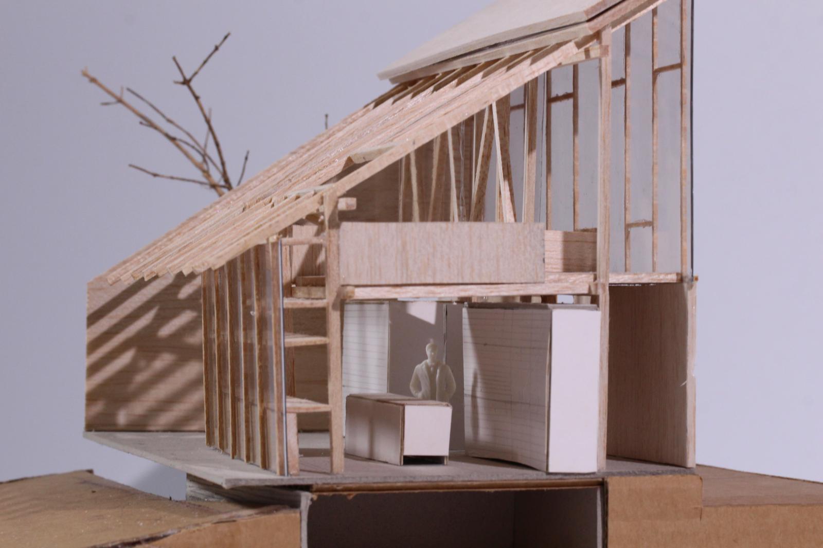 Valsier house, 1:50 Section Model, 2020