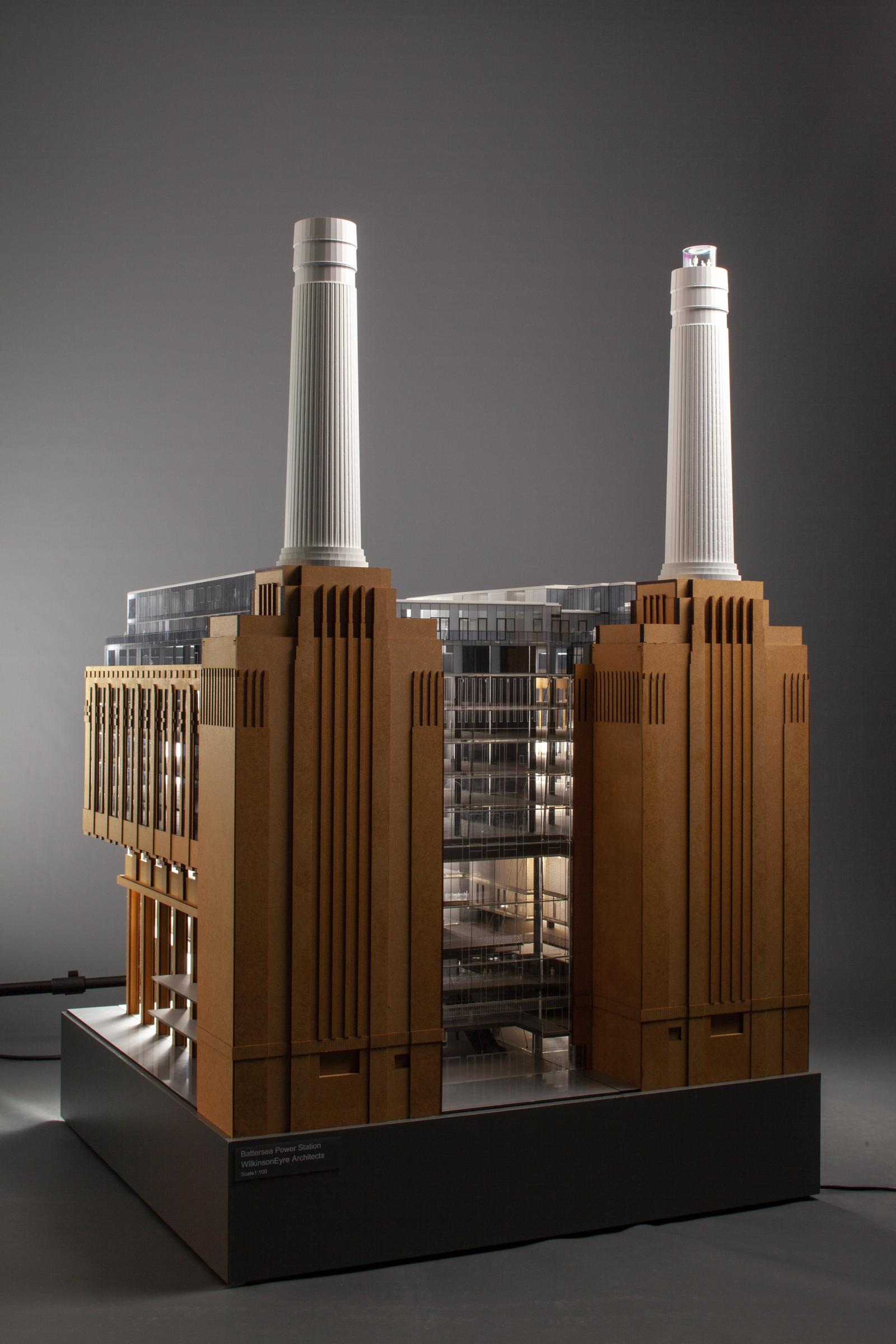 1:100 Battersea Power Station section model