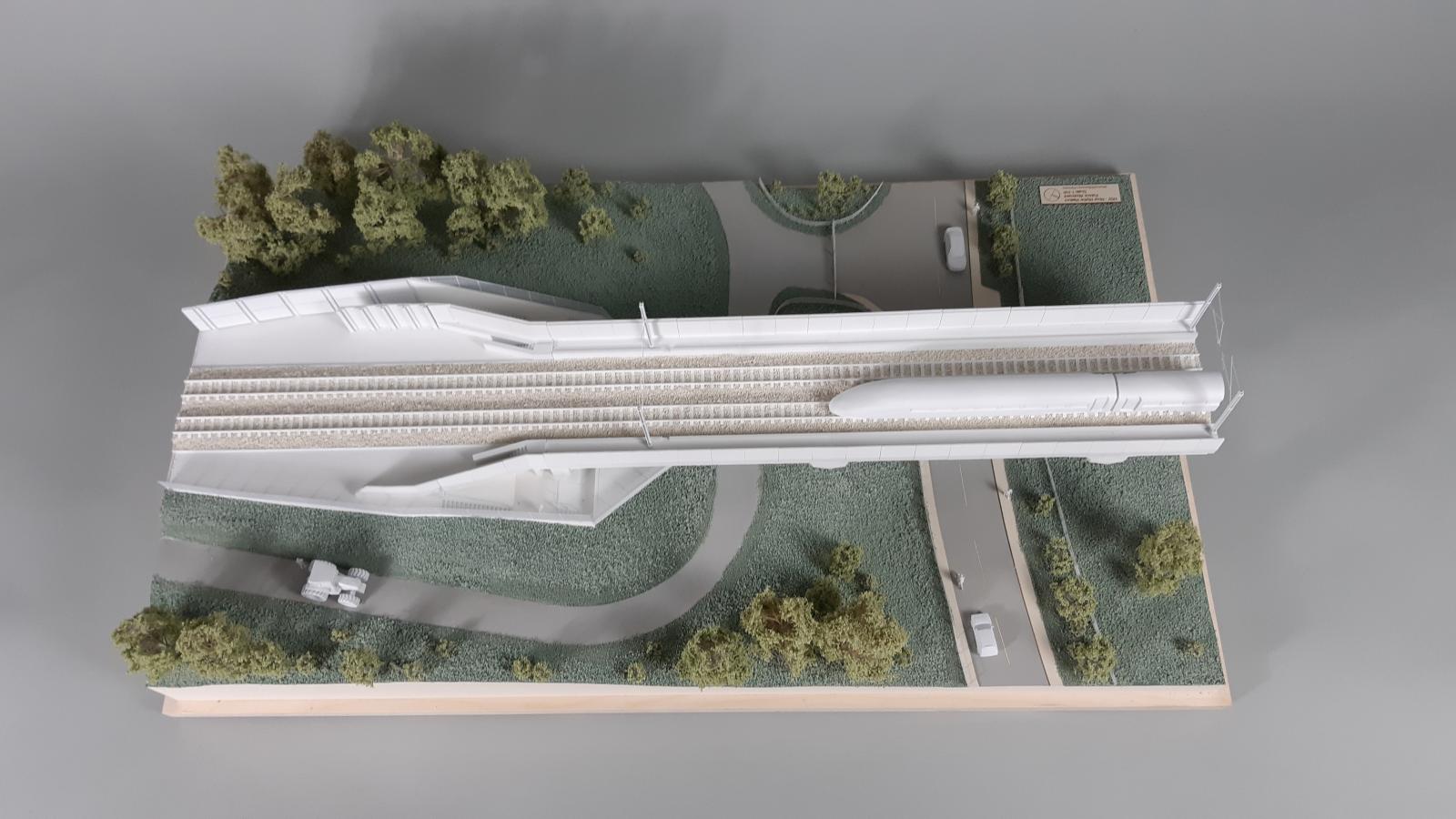 Viaduct section site study model