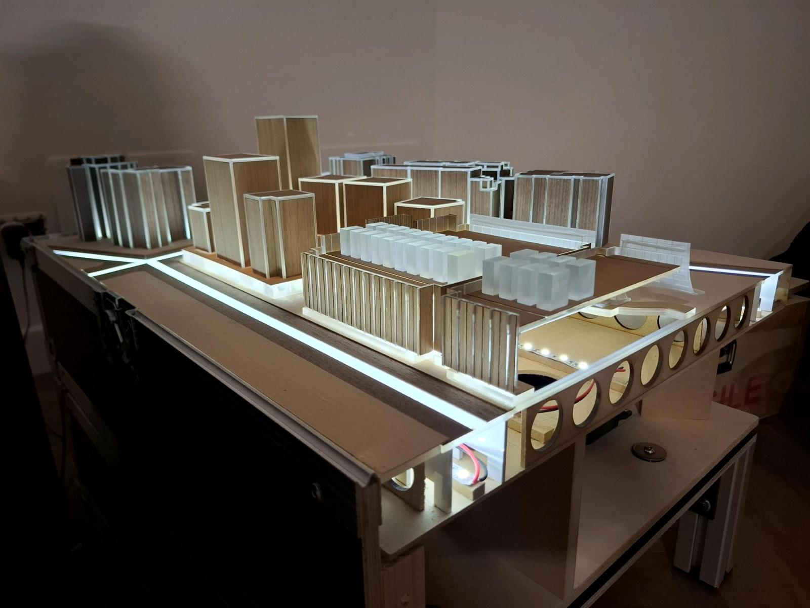 Data Centres as Urban Catalysts: A prototype for a presentation model for the Venice Biennale 2025. 1:500 scale