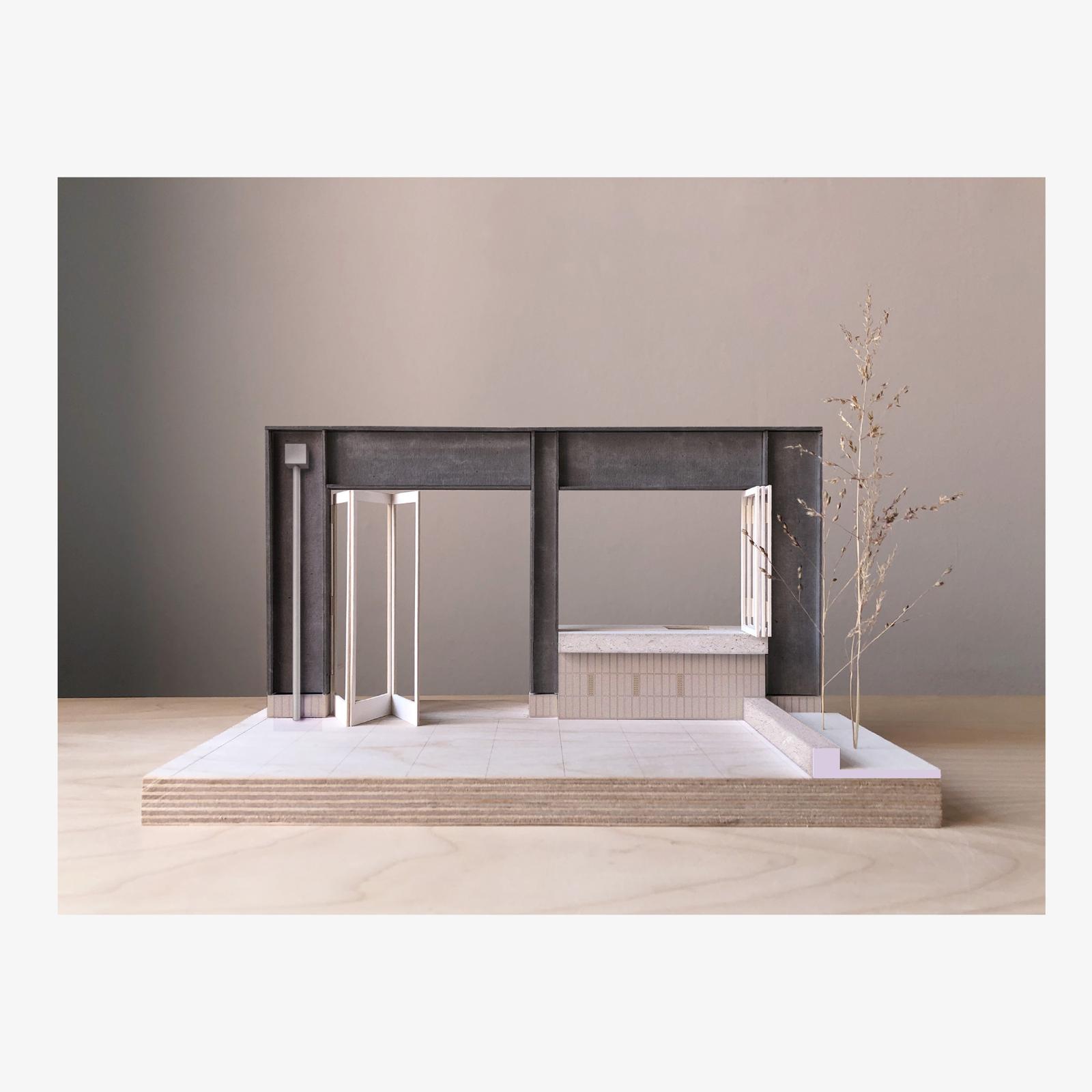 Walthamstow extension facade study at 1:20 scale