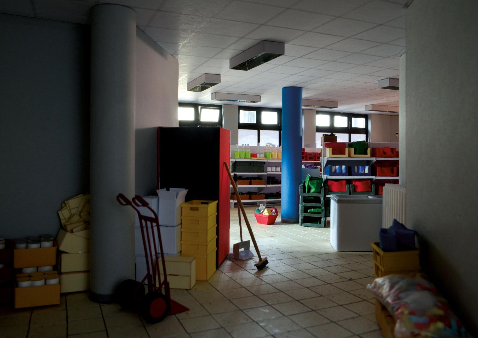 Romanian Shop-Berlin 1:20 spatial model of existing space