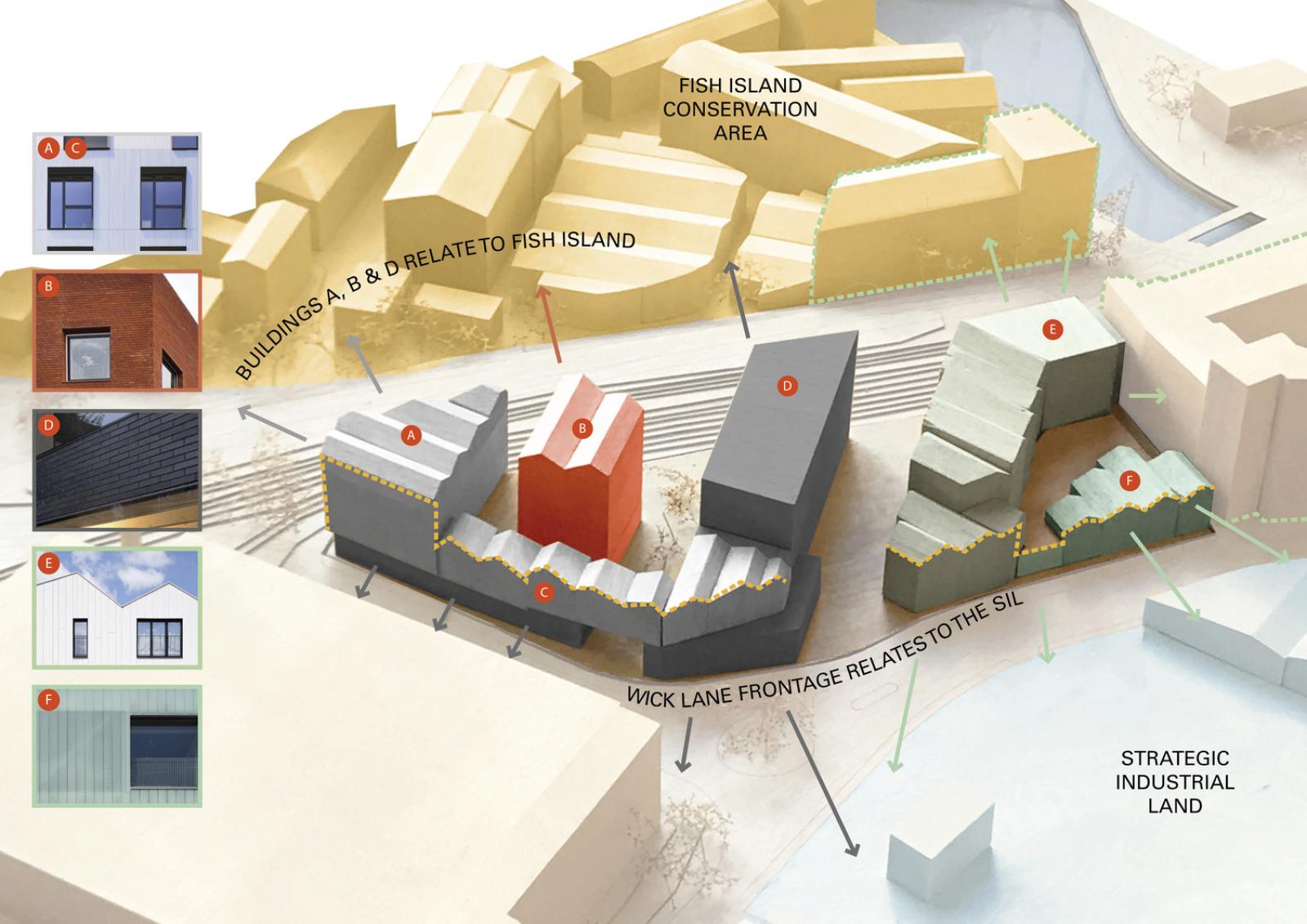 Wick Lane Massing Model