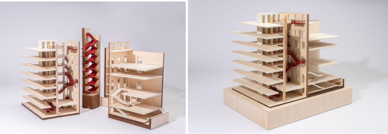 St James Square Section Model