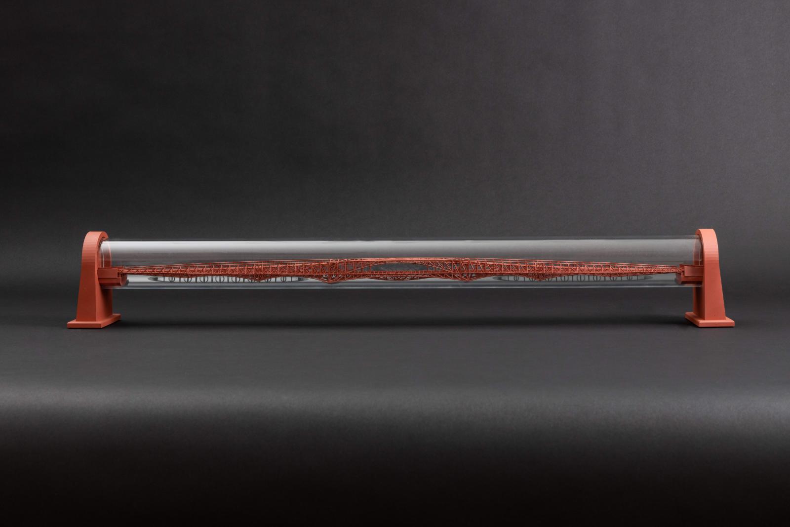 Bridge part of Masterplan La Paz
•⁠ ⁠Scale: 1:300
•⁠ ⁠Model type: Office archive and collection
•⁠ ⁠Materials: 3D-printed resin and acrylic
