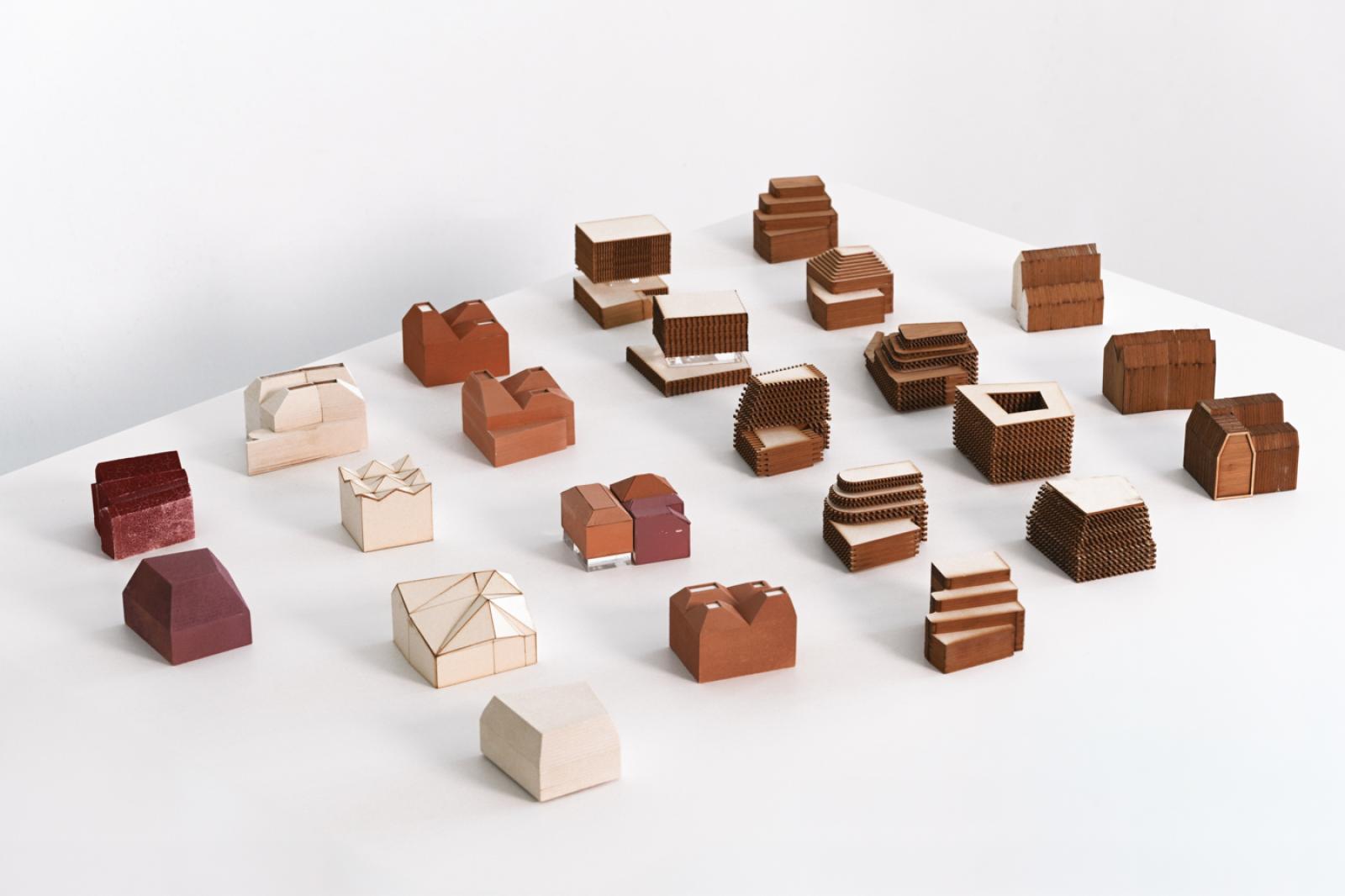 1_500 Scale Set of explorative studies for Die Glocke in Bremen