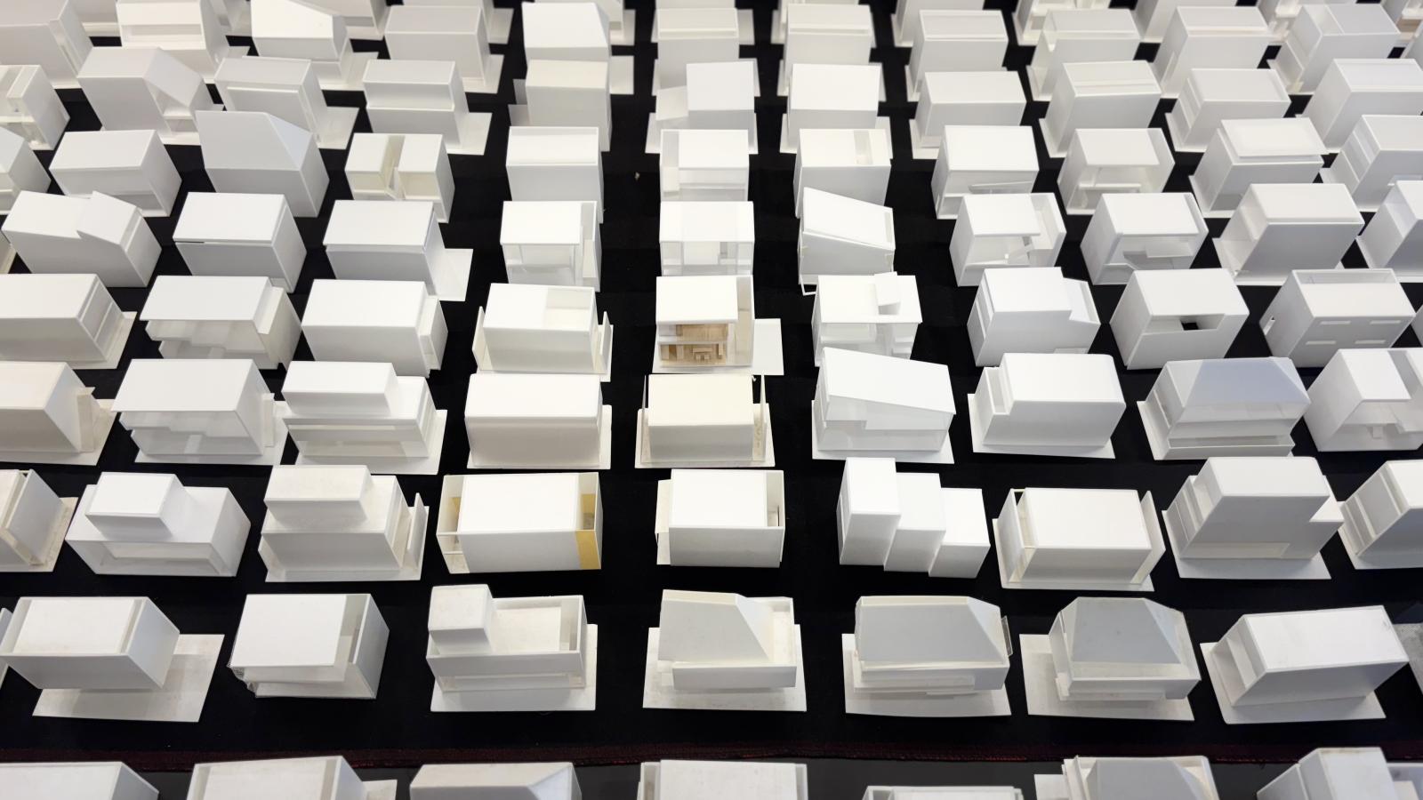 Skywell house study models SHIP Architects  (2)