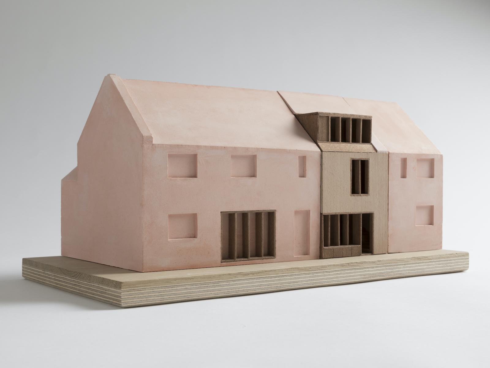 1.50 Docking Workshops 
Plaster cast with pigment, solid teak sections, steam beech veneer