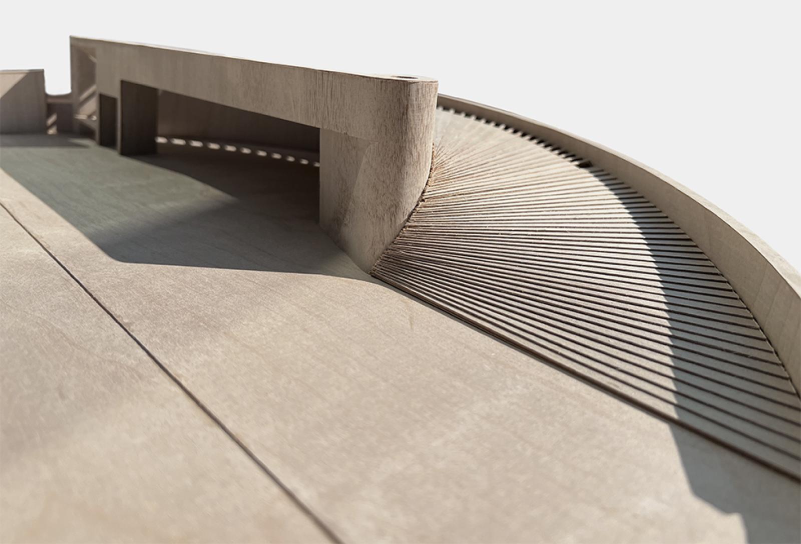 Pool House.
Timber and 3D Printed PLA. Scale 1:100
Architects: Smart Design Studio.