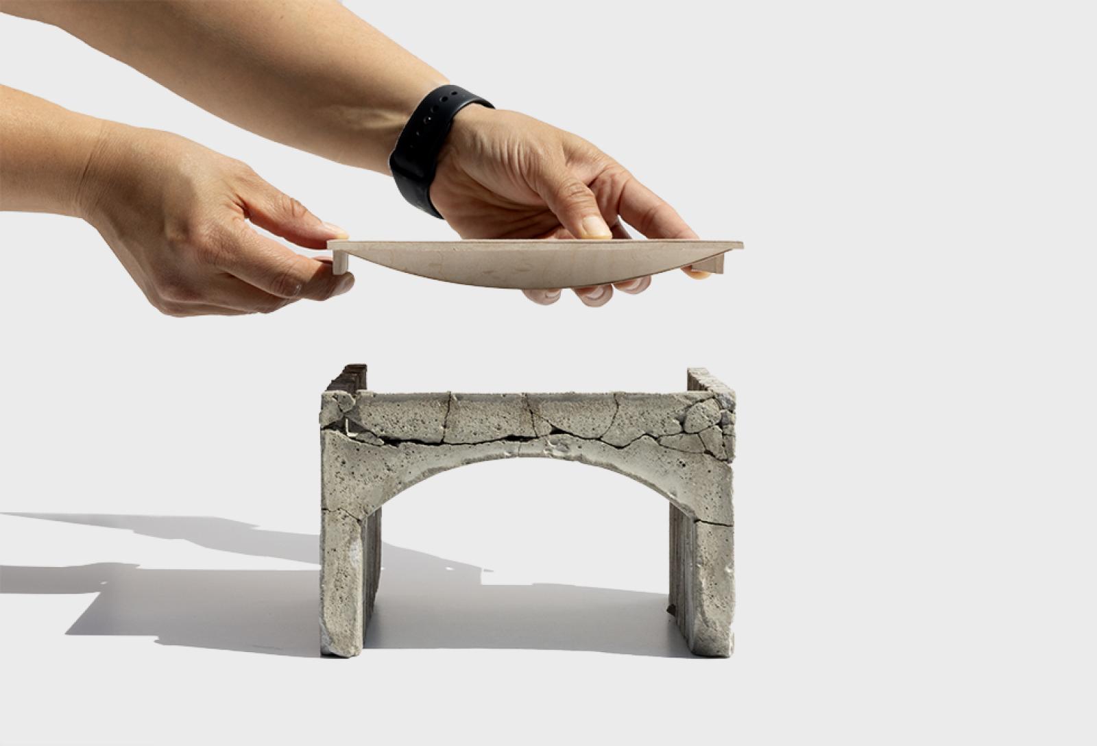 Study Model.
Concrete. Scale 1:50
Architects: Smart Design Studio.
