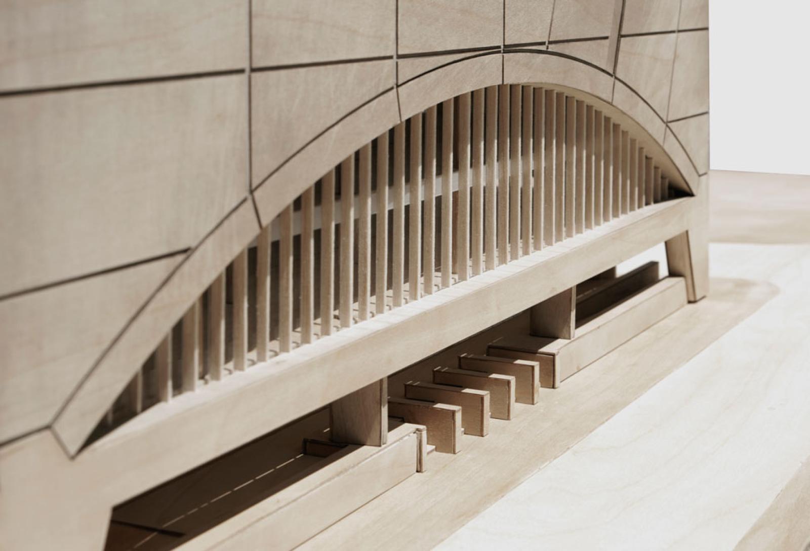 R.O.C.
Acrylic & timber model. Scale 1:100
Architects: Smart Design Studio.