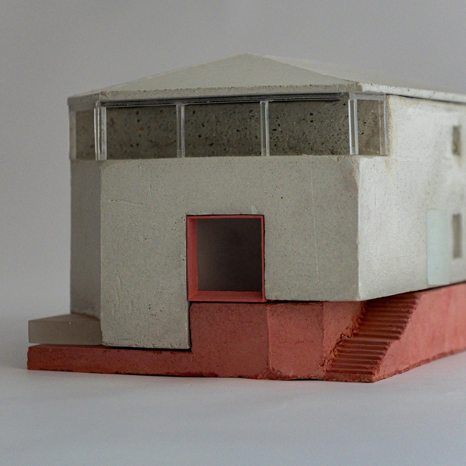 House with Big Window by Nysa. Physical model. Scale 1/150.