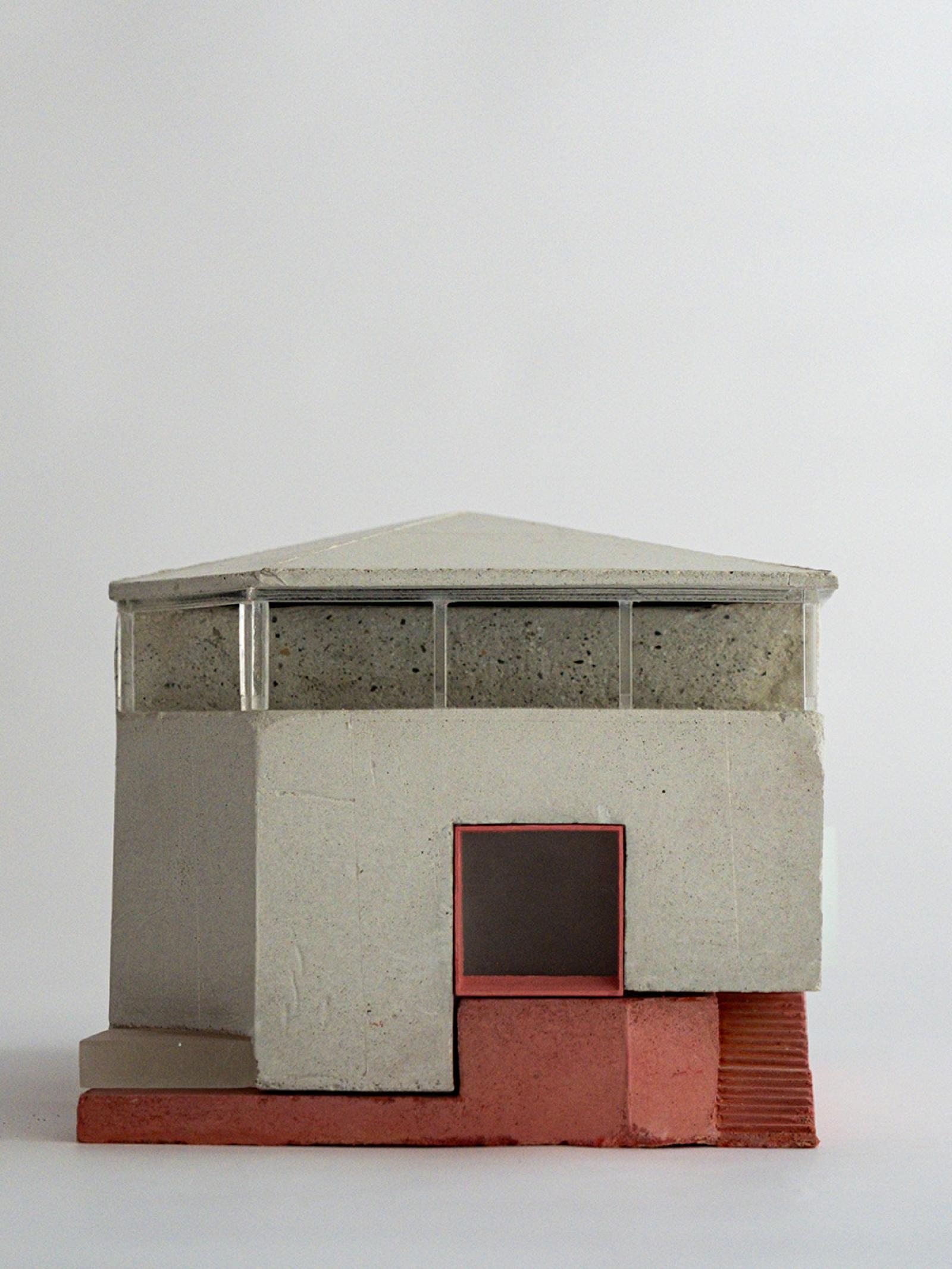 House with Big Window by Nysa. Physical model. Scale 1/150