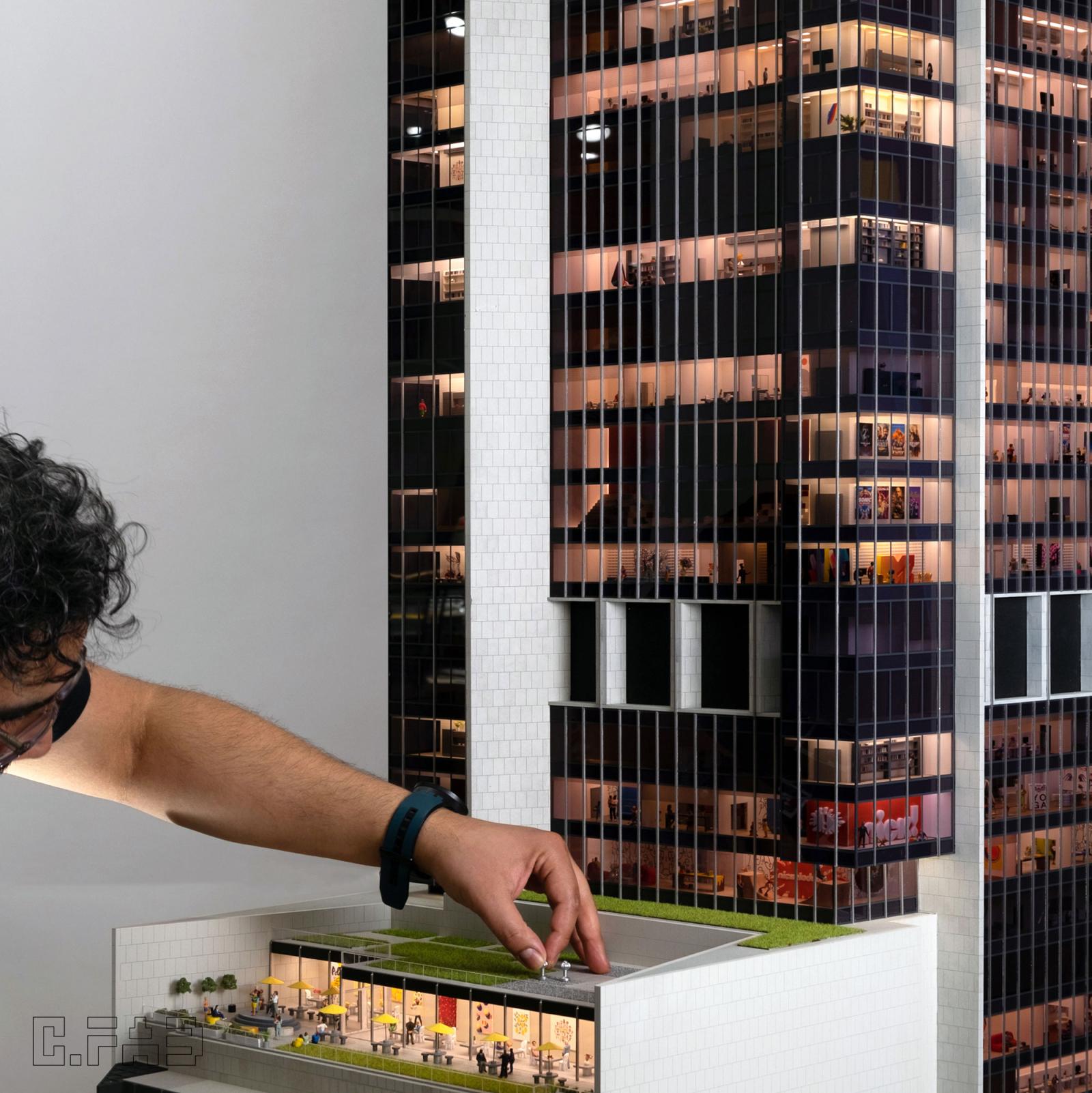 One Astor Plaza, exhibition model