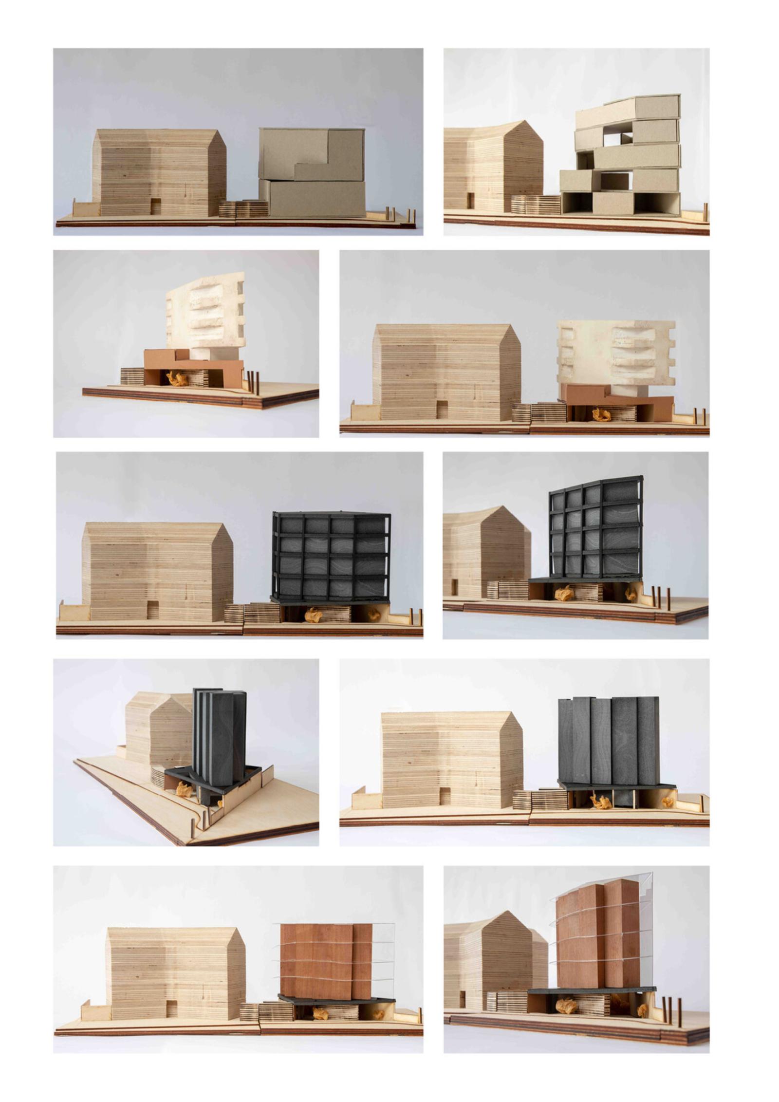 Infill housing Facade studies