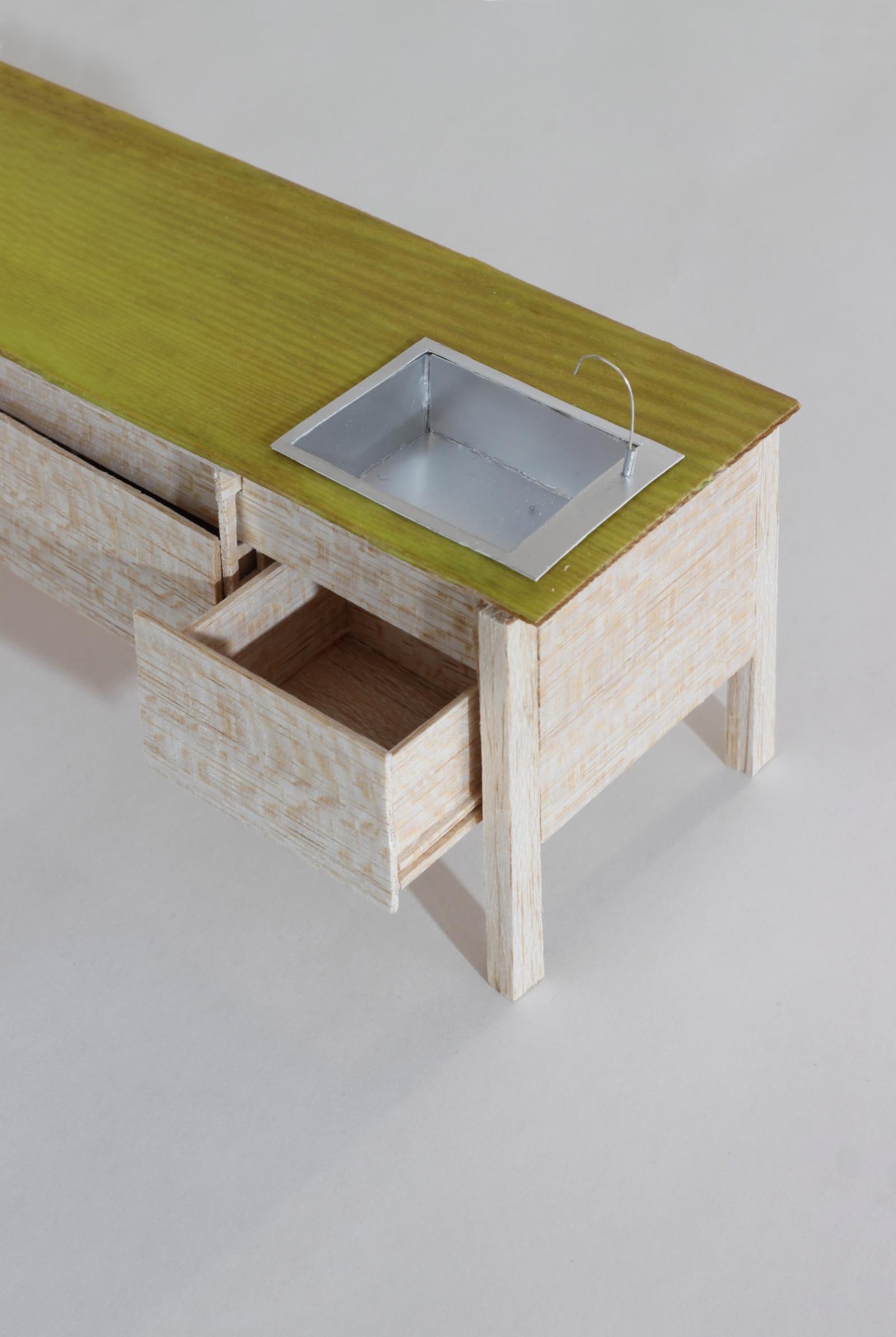 Skyler House kitchen island mock-up