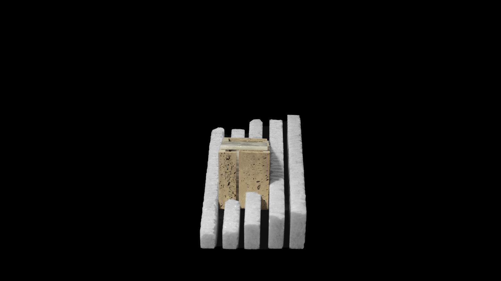 Engraved Chapel - 1:50 - Marble model
