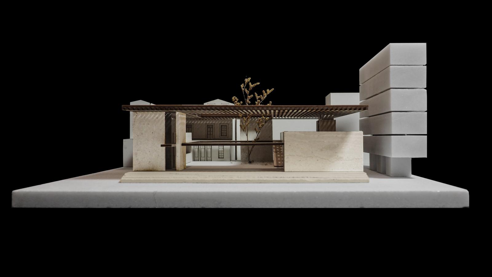 Atrium Academia - 1:100 - Marble model