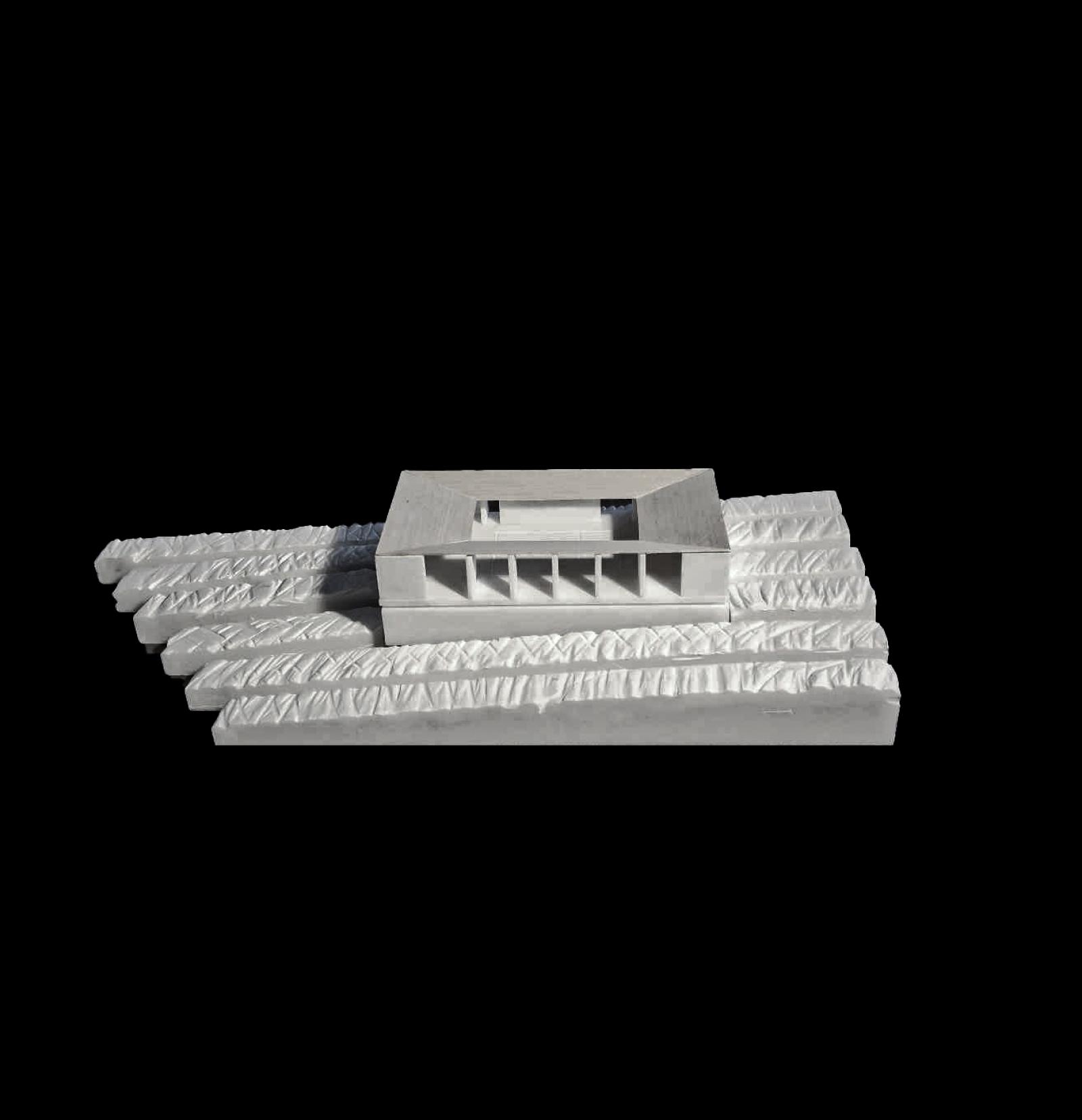 Casa Conventus - 1:100 - Marble model