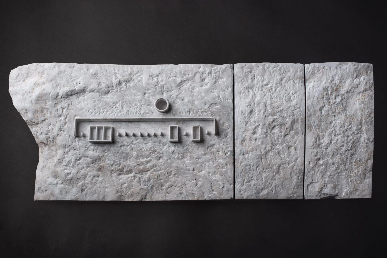 Linear Habitat - 1:200 - Marble model