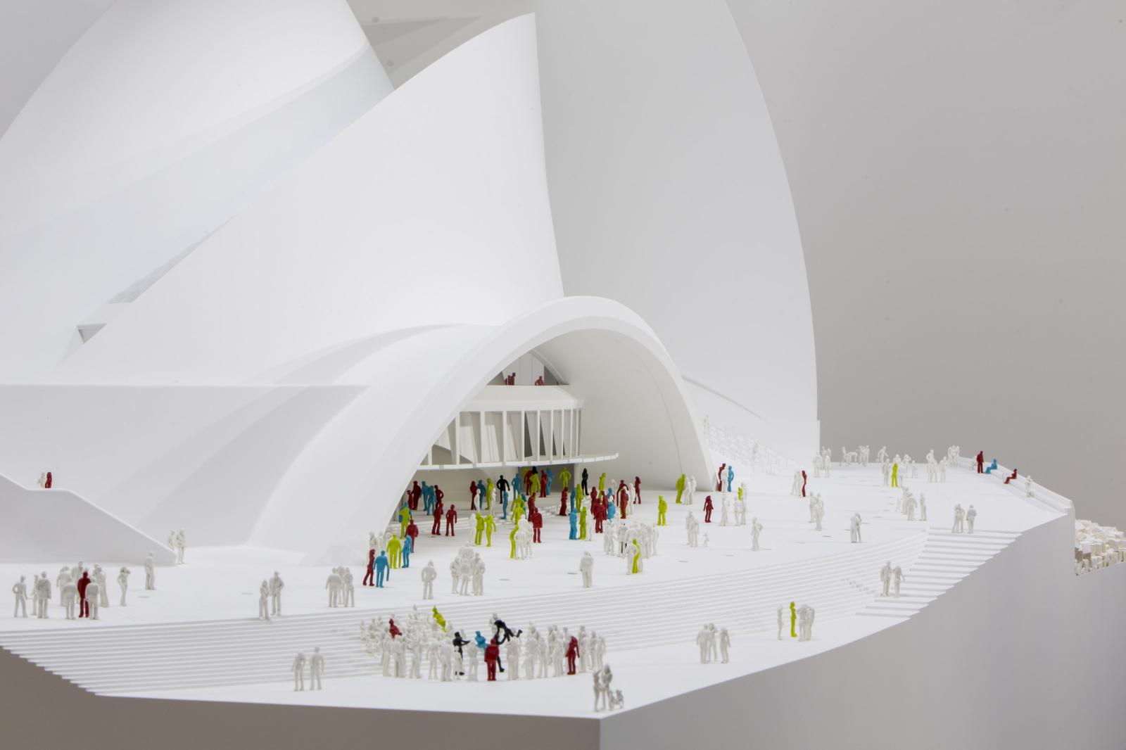 Tenerife Auditorium, section model