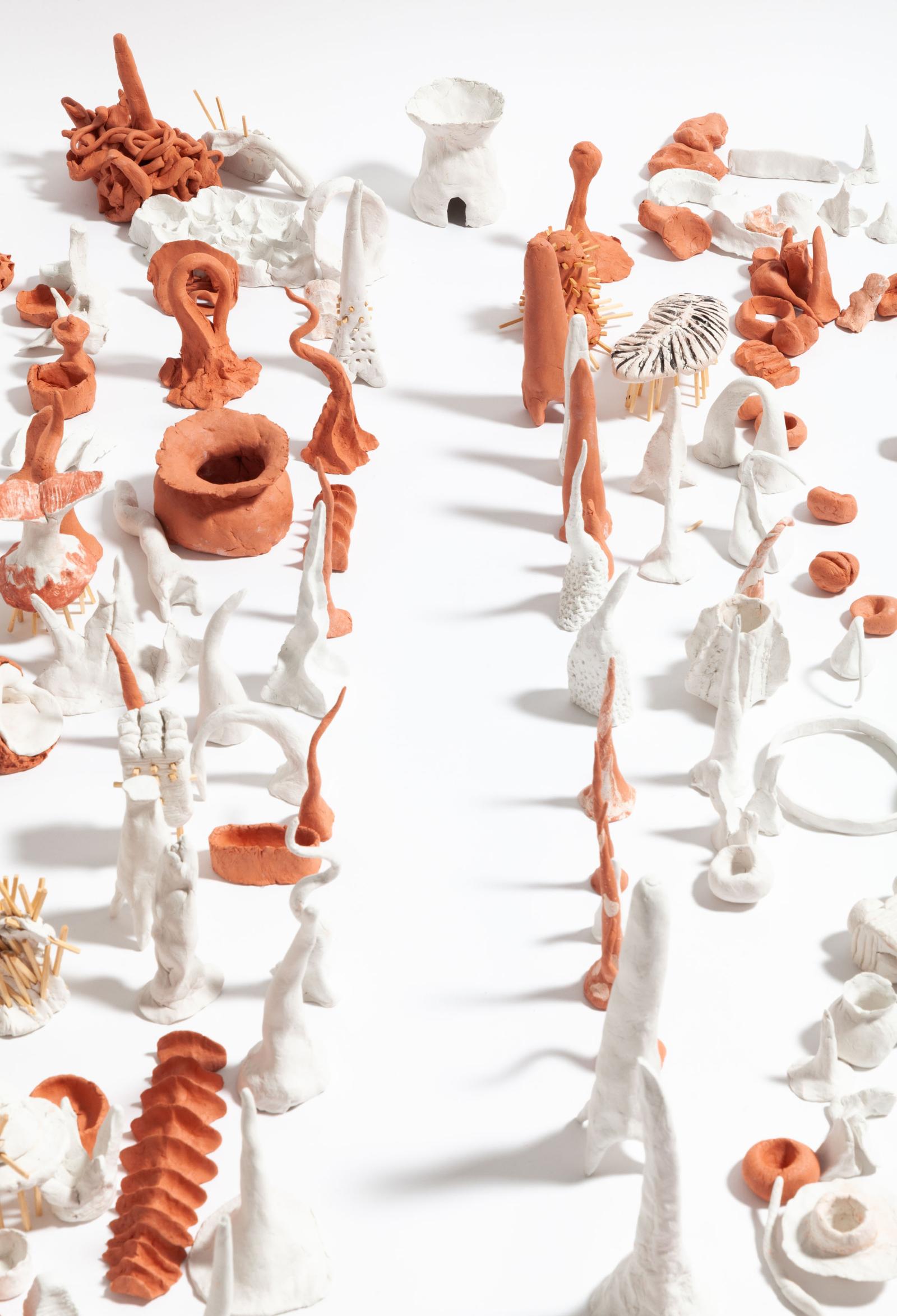 'Mud City', clay models