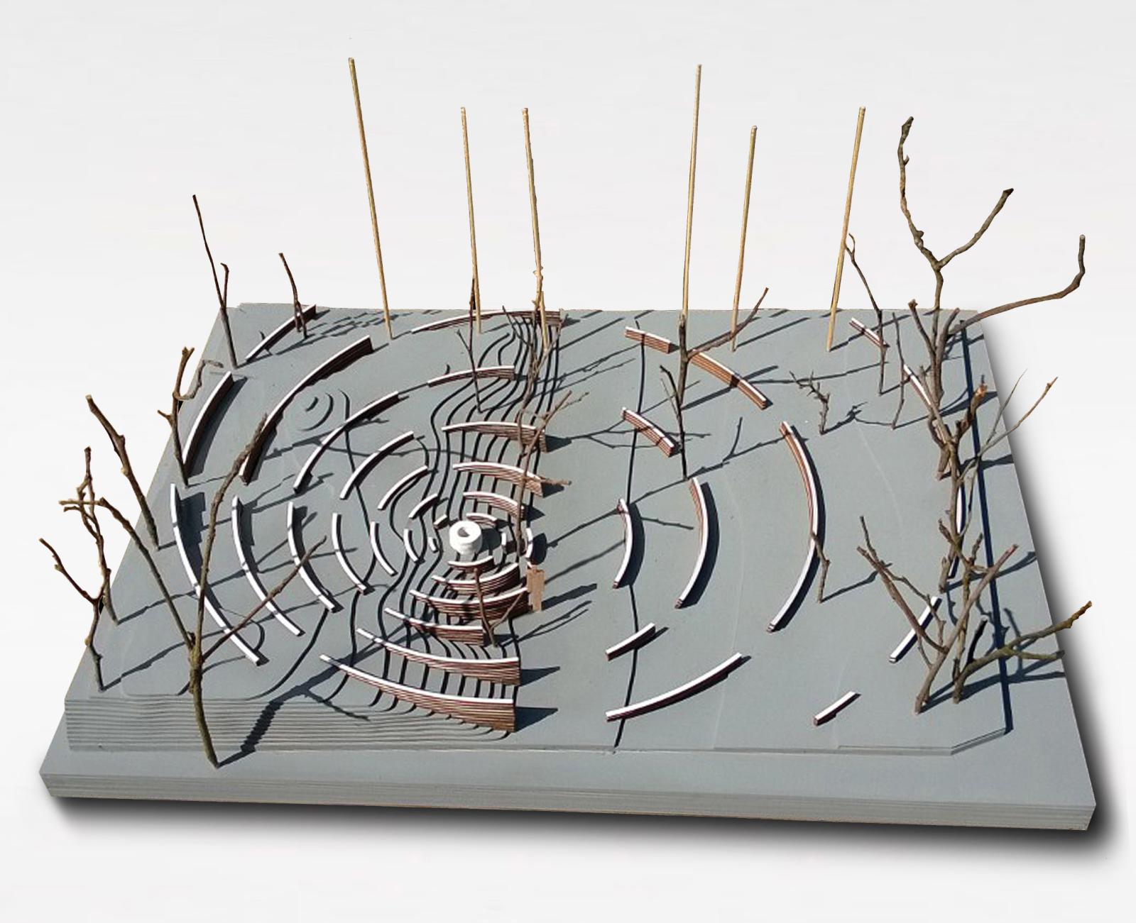 Project: Stone Echo 
Type: final model
Scale: 1:75
Materials: Trovicel