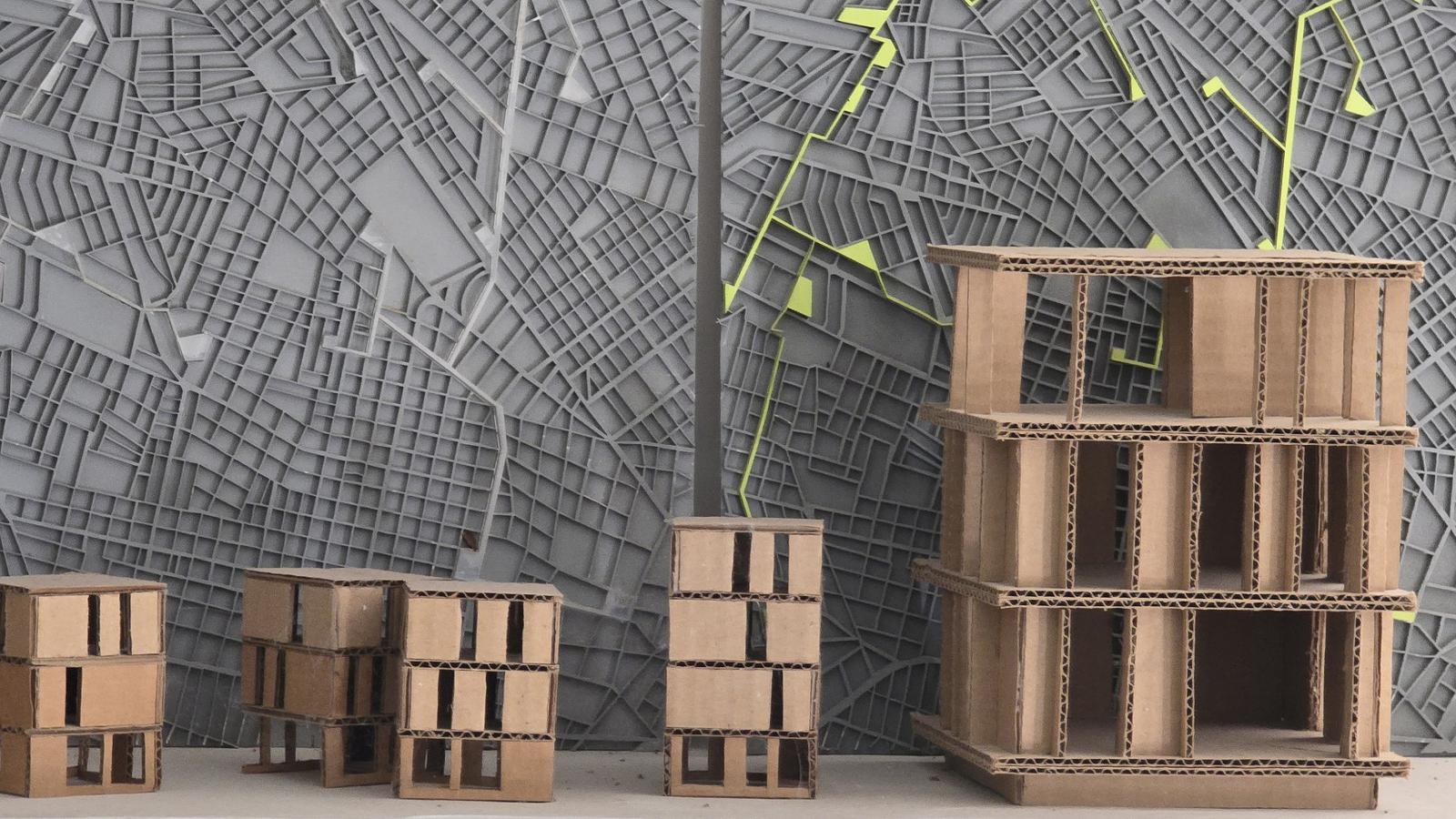 Different projects
Various Scales
Materials: Cardboard, Trovicel