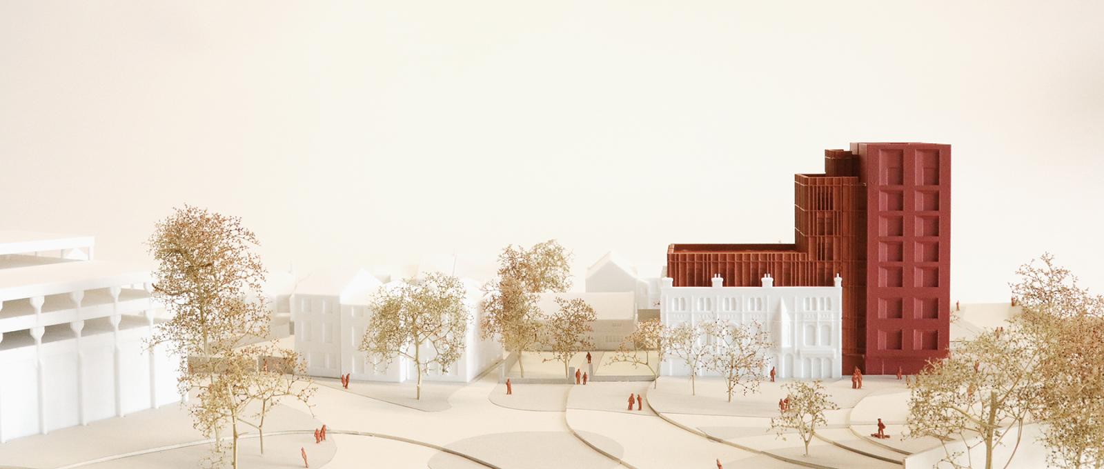 Wolverhampton House - Site context Model