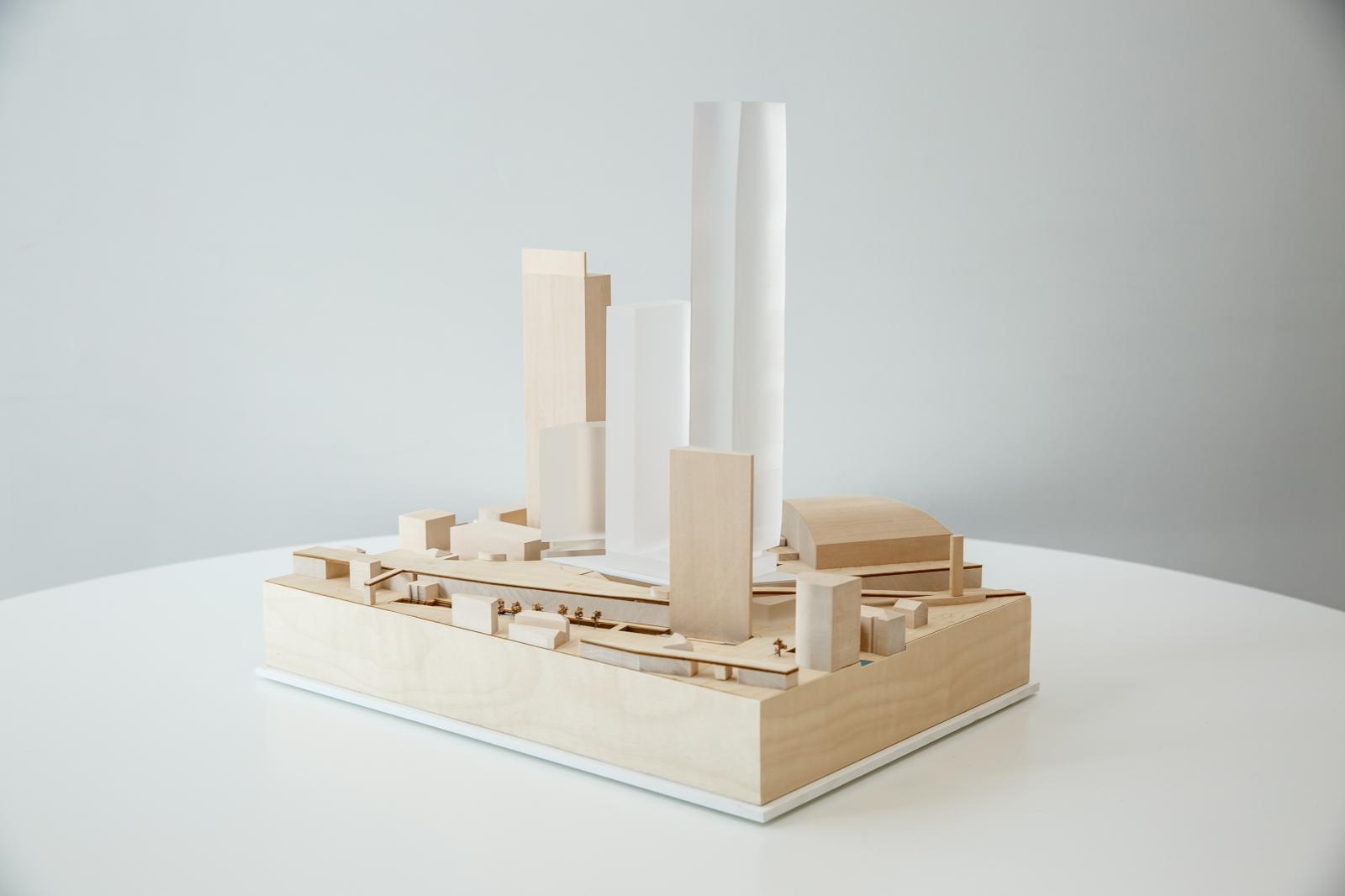 1:750 Massing Model of Viadux Phase 2