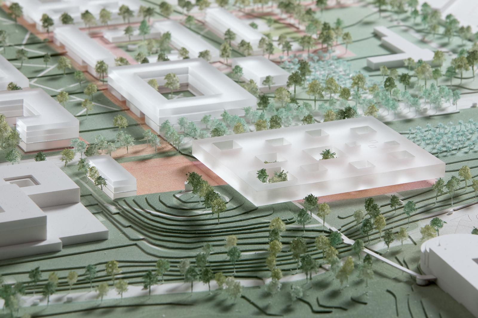 Medical campus in Rome - 1/1000
120x84x9 cm

©XDGA
©Maxime Delvaux