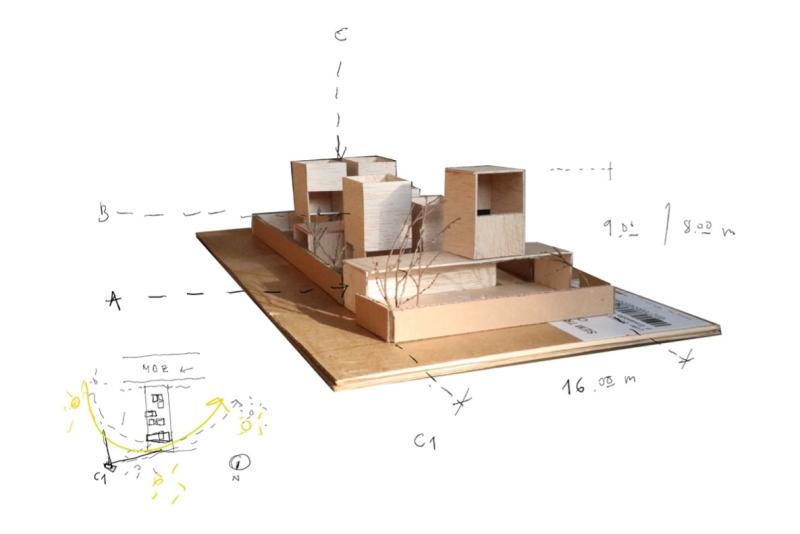 '3 Houses Martin’ at 1.100 scale