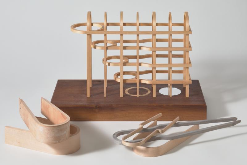 'Drum' Steamed plywood structural study model