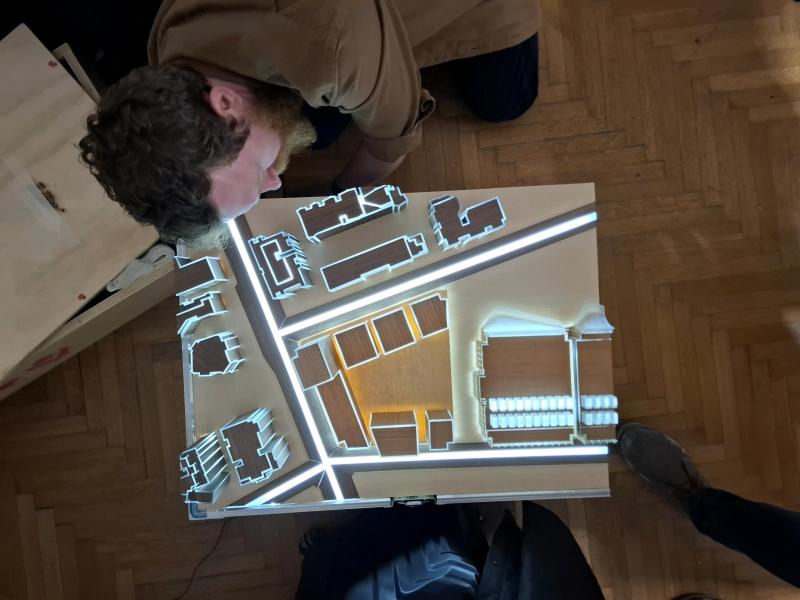 Data Centres as Urban Catalysts: A prototype for a presentation model for the Venice Biennale 2025. 1:500 scale