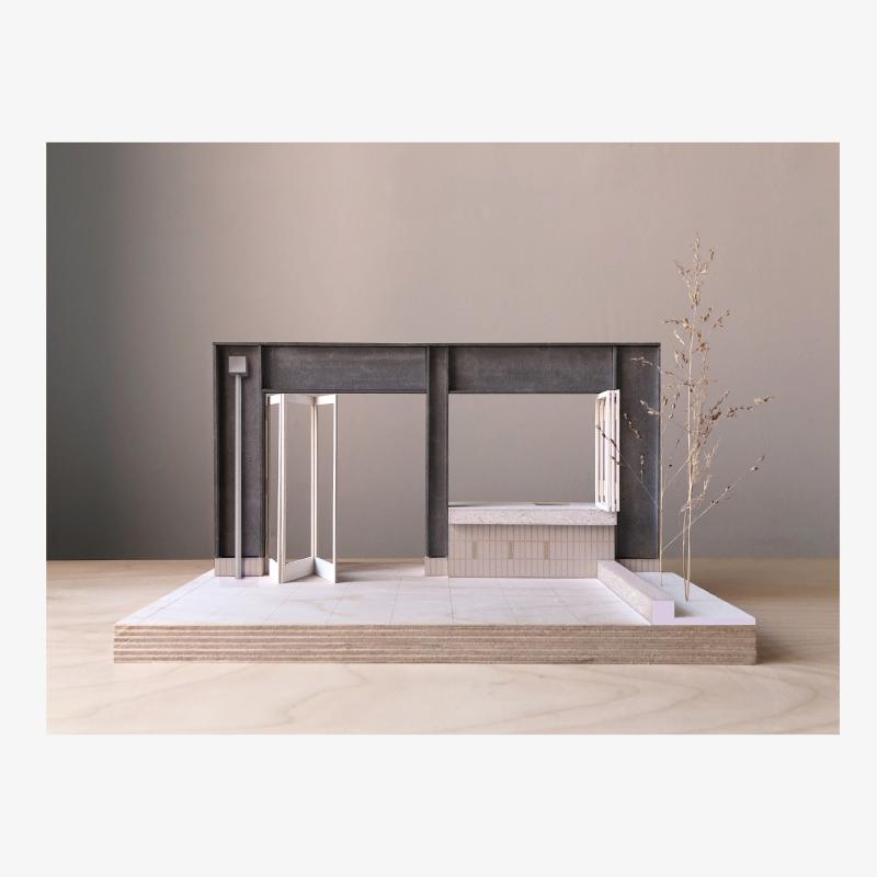 Walthamstow extension facade study at 1:20 scale