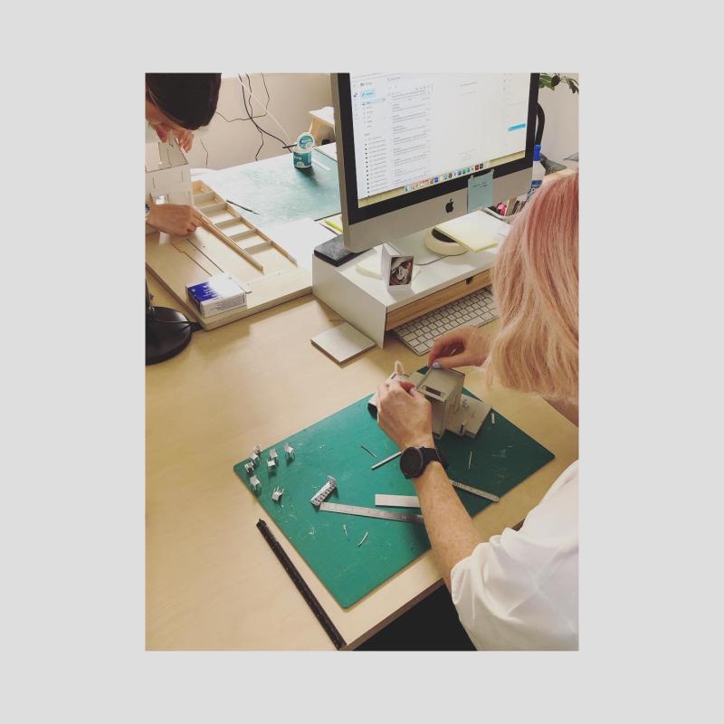 Modelmaking in the studio