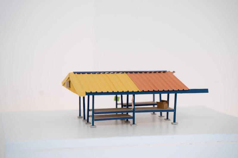 The Prear Project Artistic Residence at Longsight Art Space. Longsight Market stall, Manchester. Photo by Omari Taylor