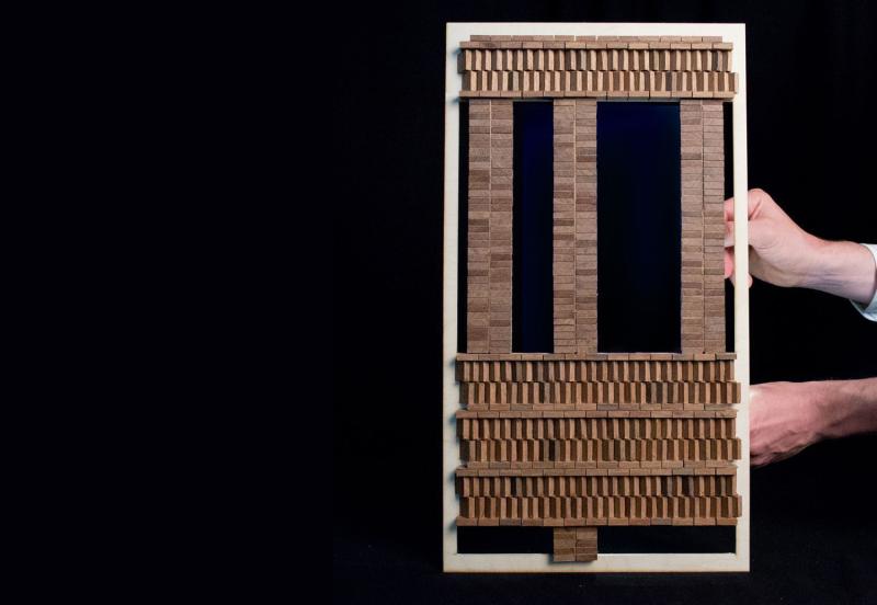 Dudley municipal centre facade study model