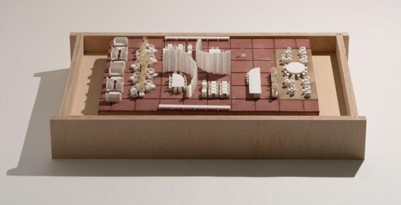 Interior scheme testing possible arrangements