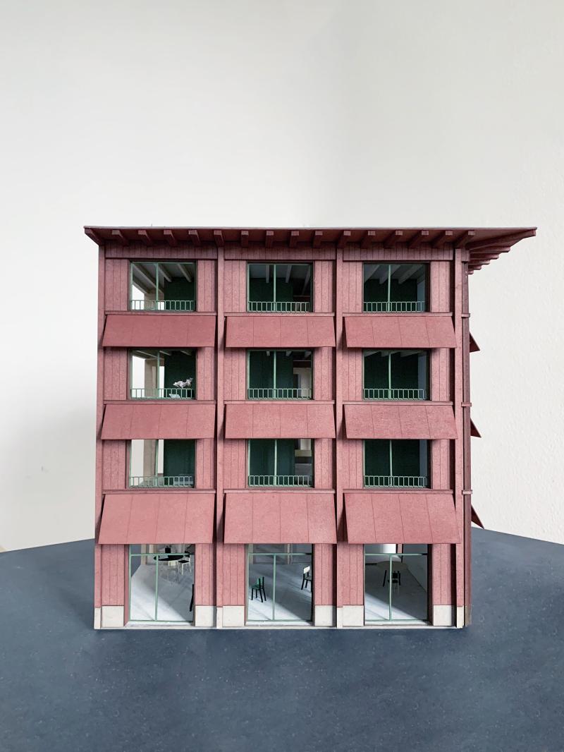 Elderly Home Payerne : facade
© Stoa architectes, 2024