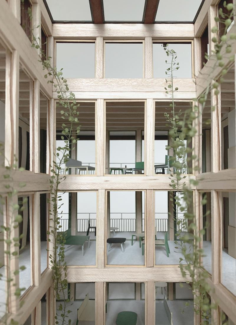 Elderly Home Payerne : patio
© Stoa architectes, 2024