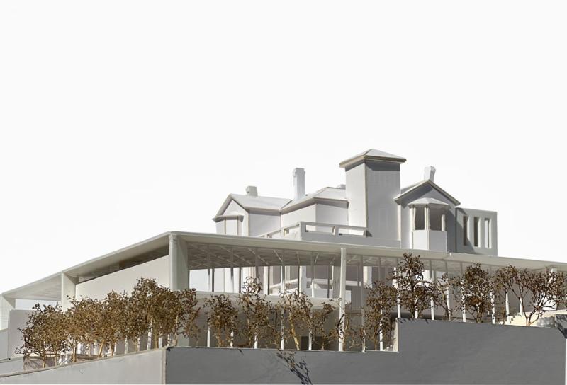 Study Model.
Cardboard and 3D Printed PLA. Scale 1:100
Architects: Smart Design Studio.