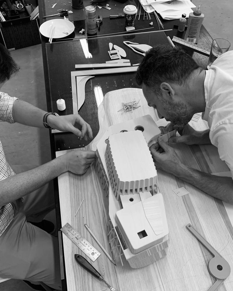 Modelmaking in progress