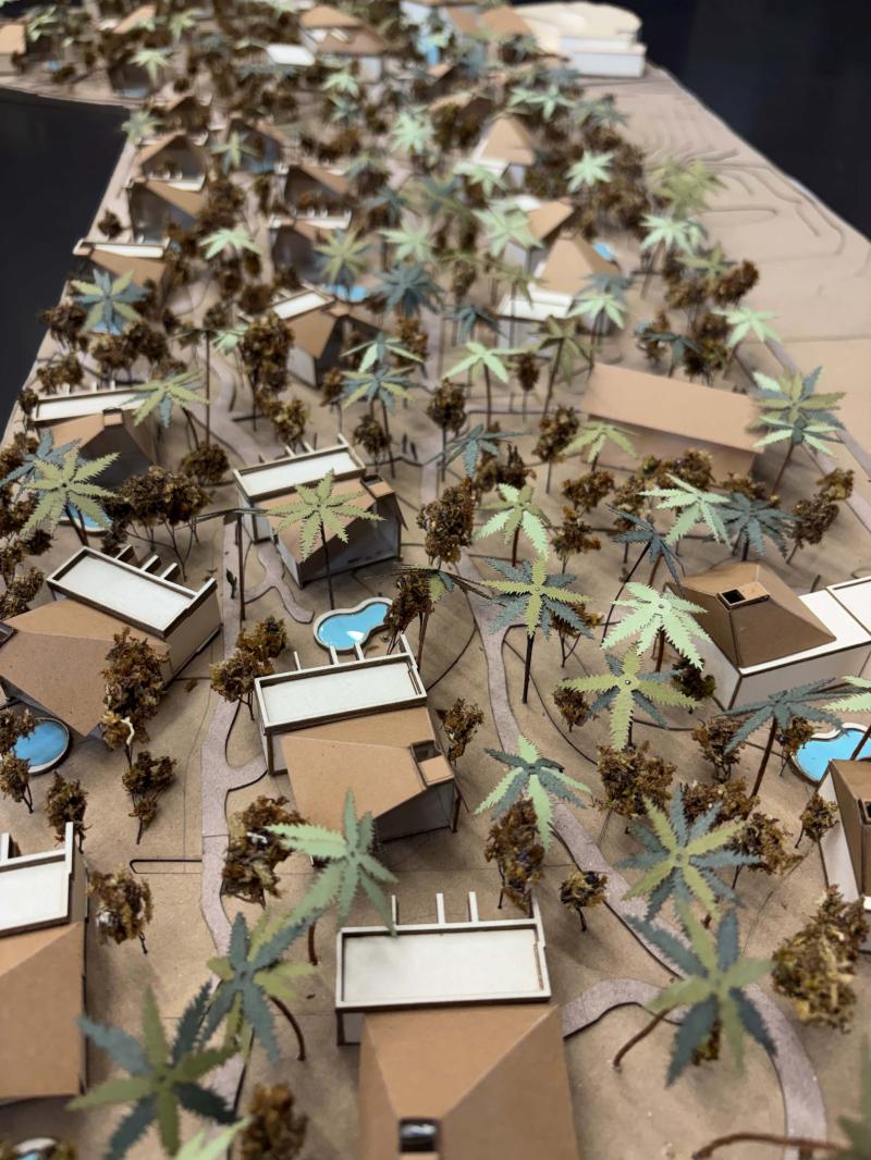 Seaside villas - Masterplan Model