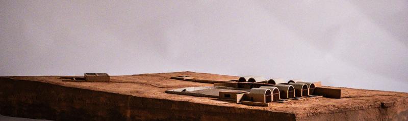 Terra Dionysia by Nysa. Physical model. Scale 1/200