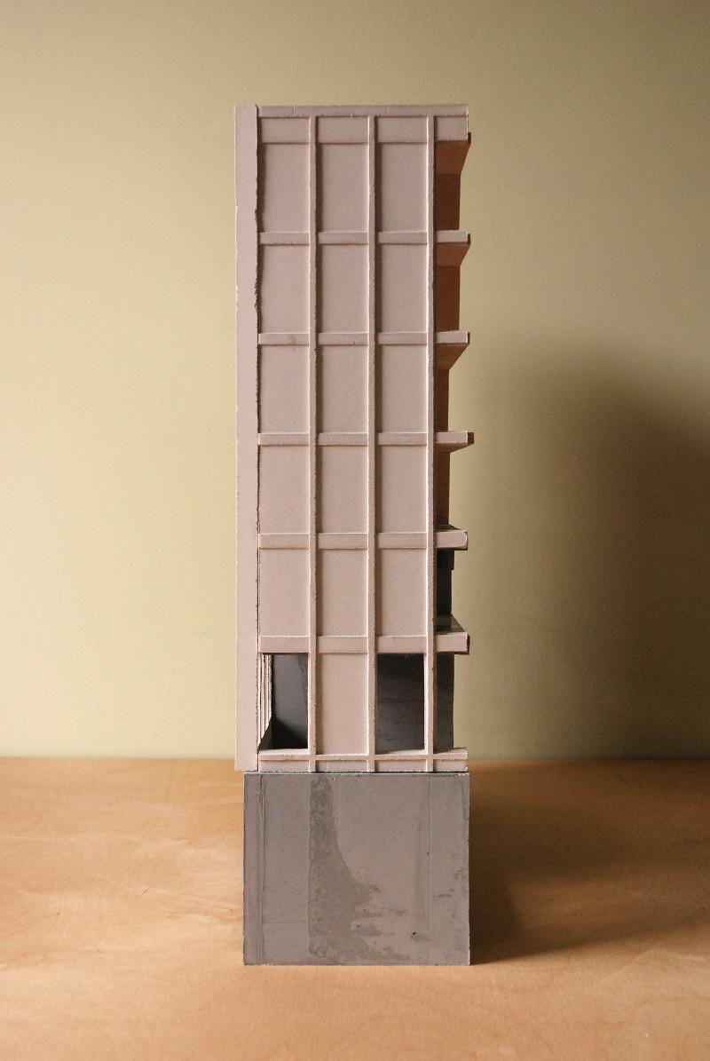 Bethnal Green Mission Church Jesmonite & plywood model