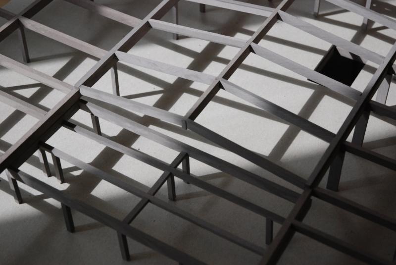 Structural model for a new church in Crawley