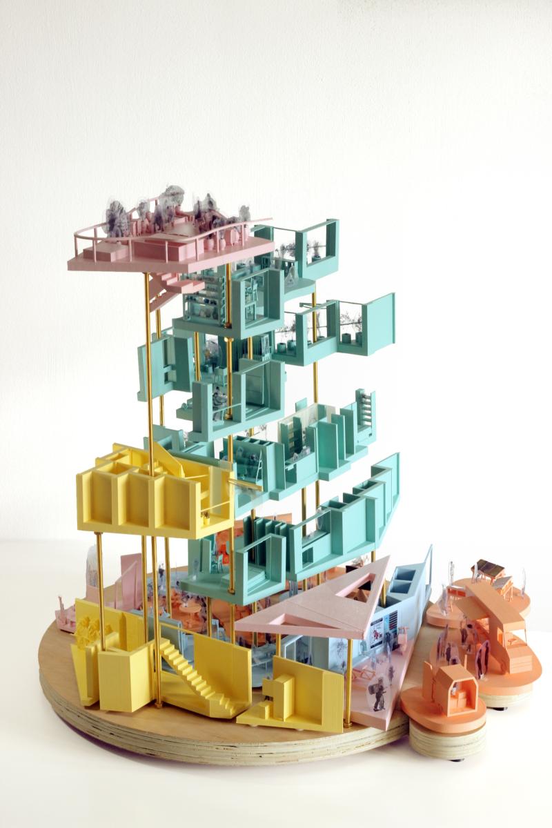 Emergency Reappropriation model for the 17th Venice Architecture Biennale